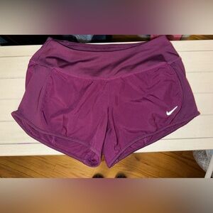 Nike xs dri-fit running shorts built in underwear